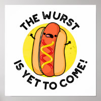 Der Wurst kommt noch immer zu einem lustigen Hot D