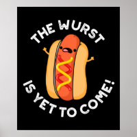 Der Wurst kommt noch immer zu einem lustigen Hot D