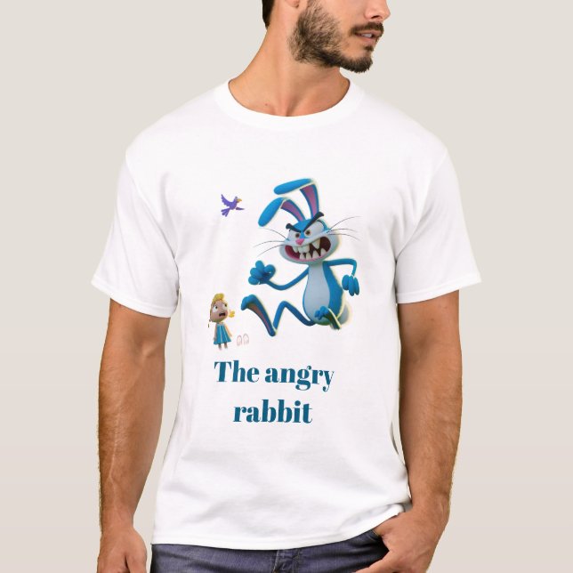 Der wütende Hase  T-Shirt (Vorderseite)