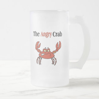 Der wütende Krab Mattglas Bierglas