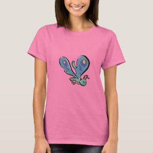der wütende Schmetterlingsbehälter T-Shirt