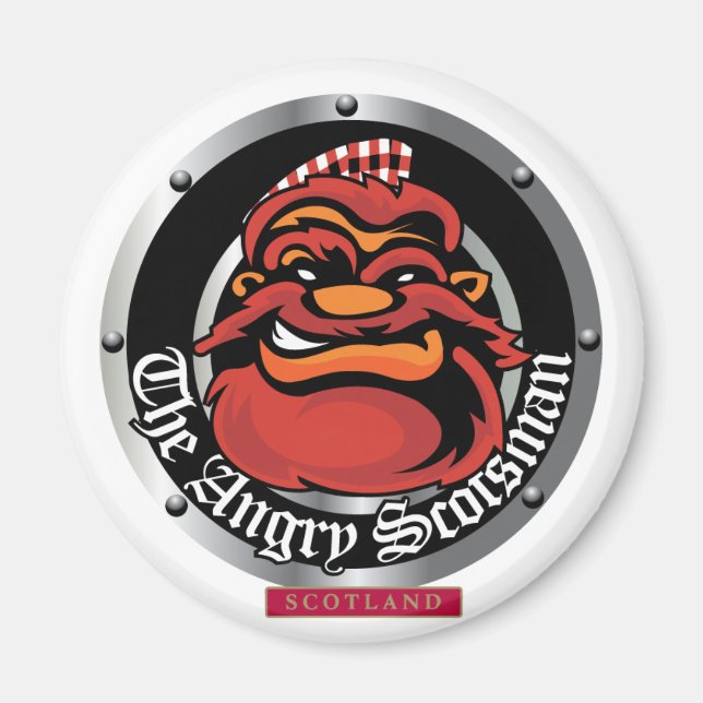 Der wütende Schotte Magnet (Vorne)