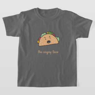 Der wütende Taco ist ein anpassbarer Text, der Tac T-Shirt