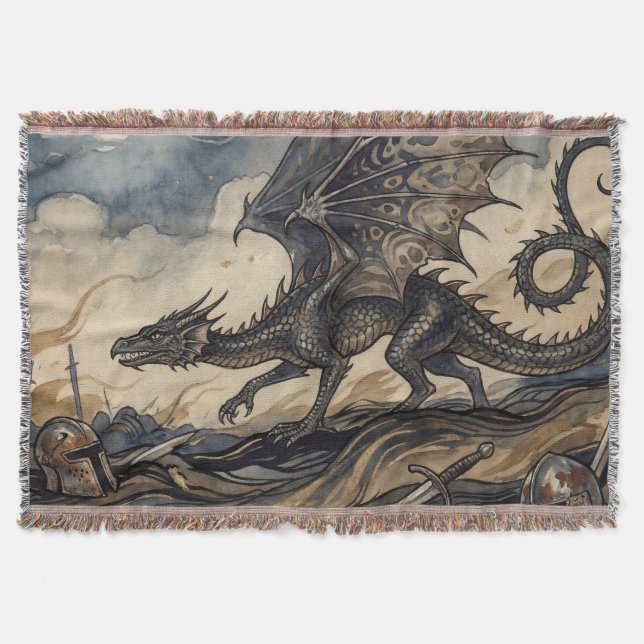Der Wyvern über gefallenen Rittern Decke (Vorderseite)