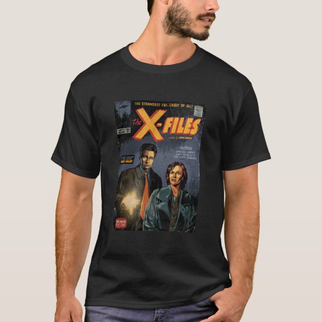 Der X-Files Mulder und der klassisch-klassische T  T-Shirt (Vorderseite)