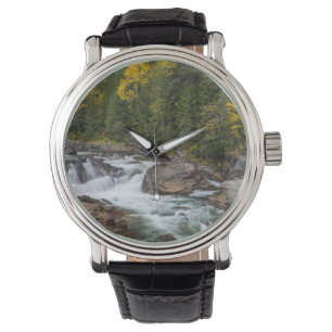 Der Yaak sinkt im Herbst im Kootenai National Armbanduhr