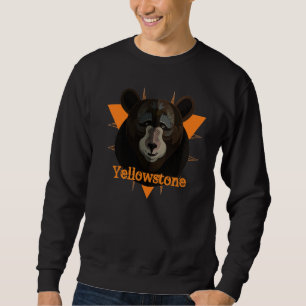Der Yellowstone-Bärn-Sweatshirt der Männer Sweatshirt