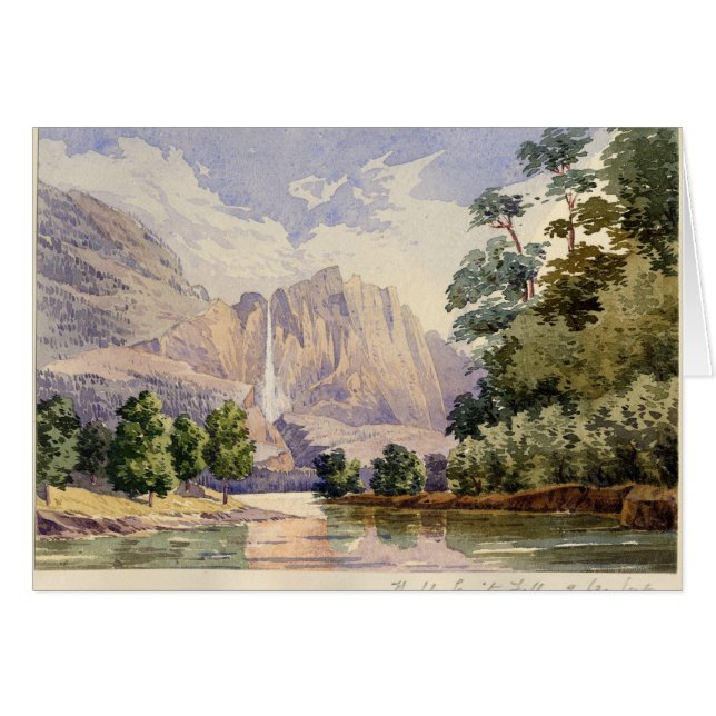 Der Yo-Semitefall. 2.634 ft. (Vorderseite (Horizontal))