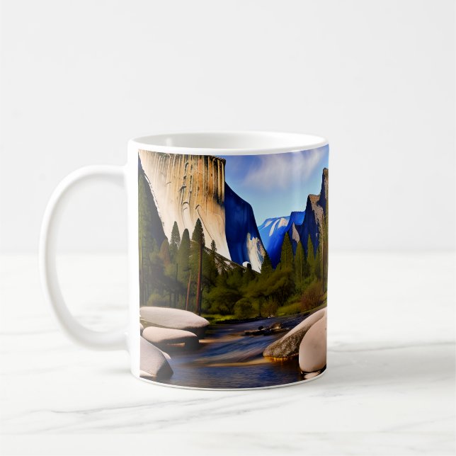 Der Yosemite Nationalpark ist ein bekannter Nation Kaffeetasse (Links)
