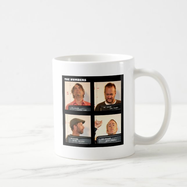 der Zahlen Mugshot Tasse (Rechts)