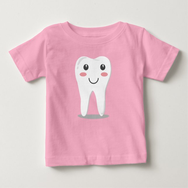Der Zahn-Baby-T - Shirt des Babys erster (Vorderseite)
