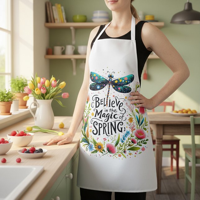Der Zauber der Blumen des Frühlings Schürze (Von Creator hochgeladen)