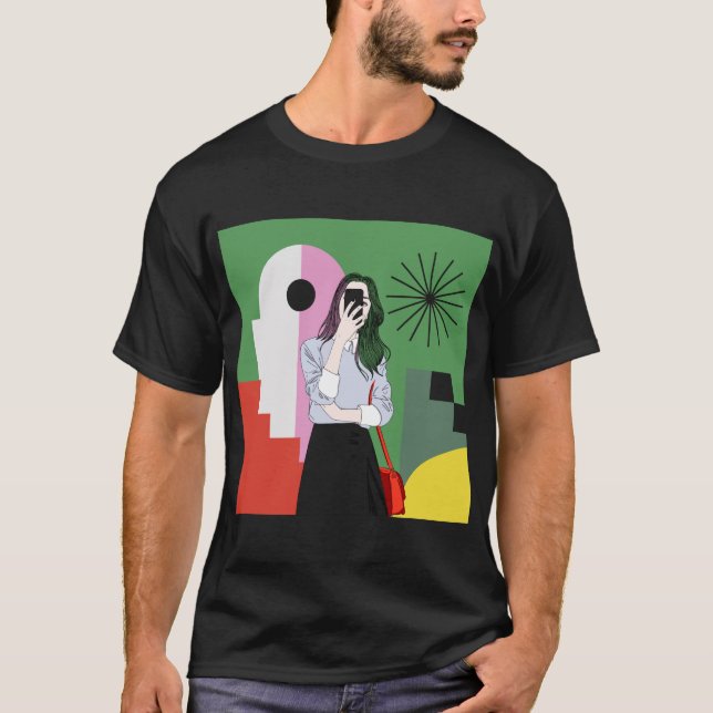 Der Zauber der Farben. Ästhetische Wandkunst T-Shirt (Vorderseite)
