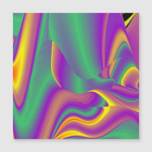 Der Zauber der Magnetkarte in den Farben
