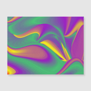 Der Zauber der Magnetkarte in den Farben