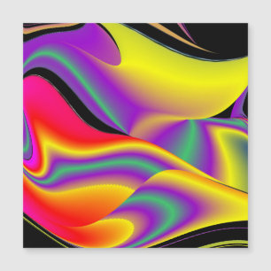 Der Zauber der Magnetkarte in den Farben