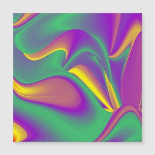 Der Zauber der Magnetkarte in den Farben