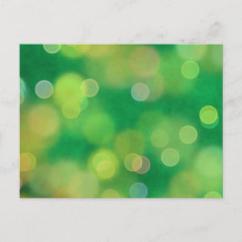 Der Zauber des Weihnachtsmusters (grün) Postkarte