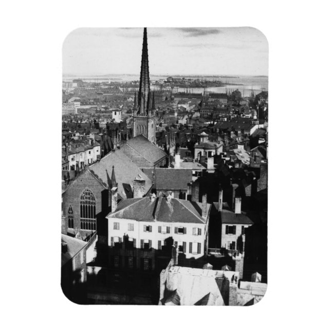 Der Zauber einer Kirche in Boston Magnet (Vertikal)