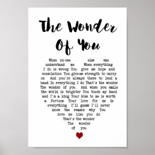 Der Zauber Ihres Herzens Lyric Wall Art Print Poster