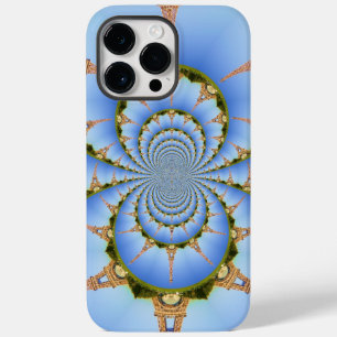 Der Zauber von Paris: Geometrisches Eiffelturm-Des Case-Mate iPhone 14 Pro Max Hülle