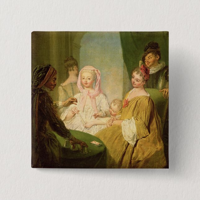 Der Zauberer, 1720-25 Button (Vorderseite)