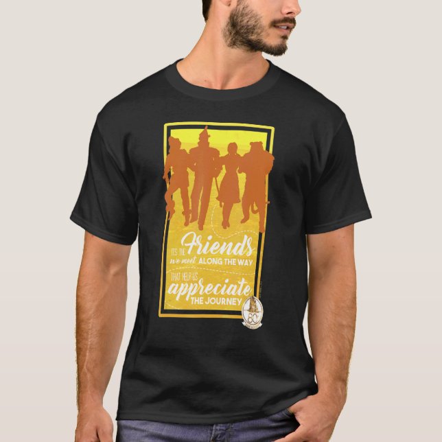 Der Zauberer der OZ Gruppe Die Freunde, die wir tr T-Shirt (Vorderseite)