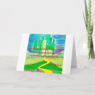 Der Zauberer von Oz Art Karte