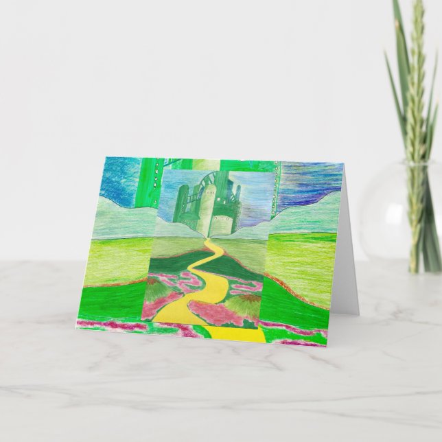 Der Zauberer von Oz Artwork Karte (Vorderseite)