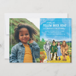 Der Zauberer von Oz Birthday - Foto Einladung