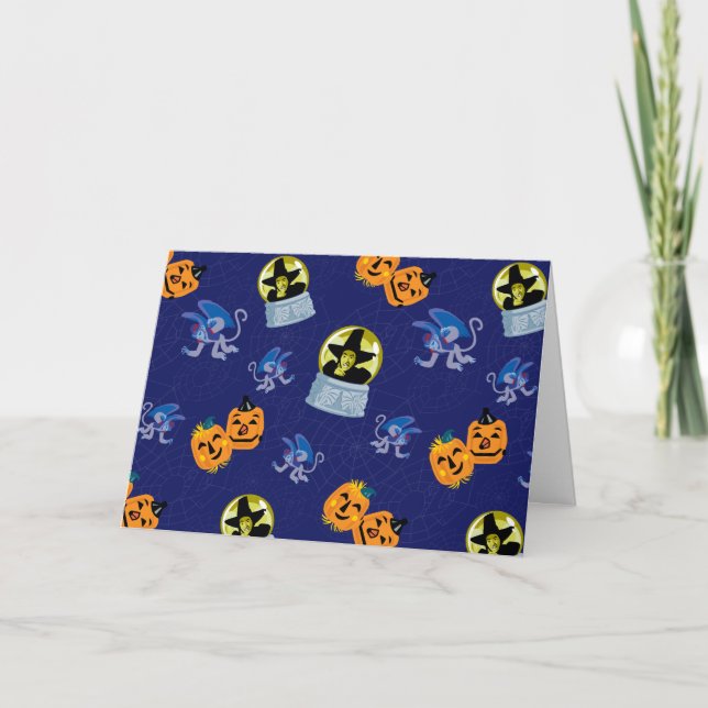 Der Zauberer von Oz™ | Halloween Böse Hexe Muster Karte (Vorderseite)