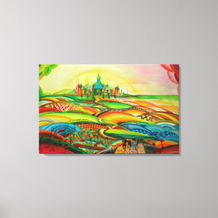 Der Zauberer von Oz Leinwanddruck