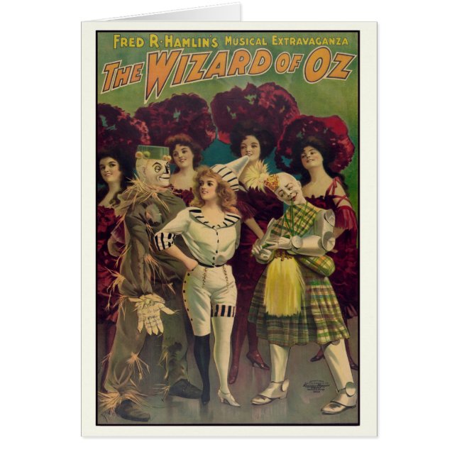 Der Zauberer von Oz Musical Vintage Poster 1903 (Vorne)