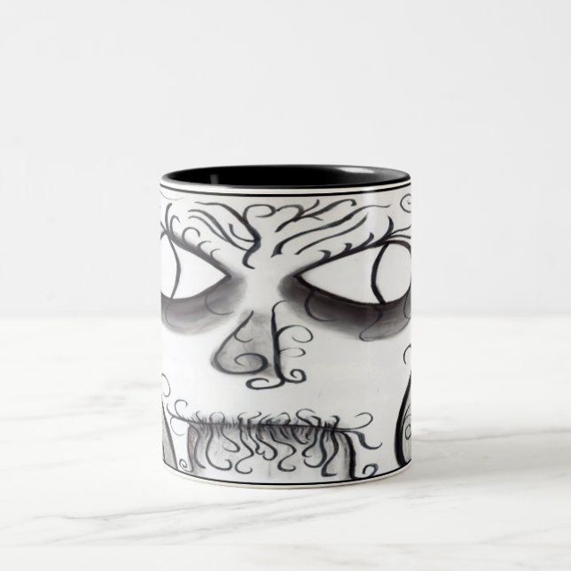 Der Zauberer Zweifarbige Tasse (Mittel)