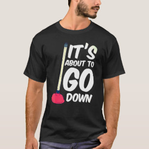 Der Zauberklatscher, der gerade hinunter geht T-Shirt