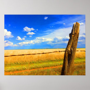 Der Zaun-Posten Poster