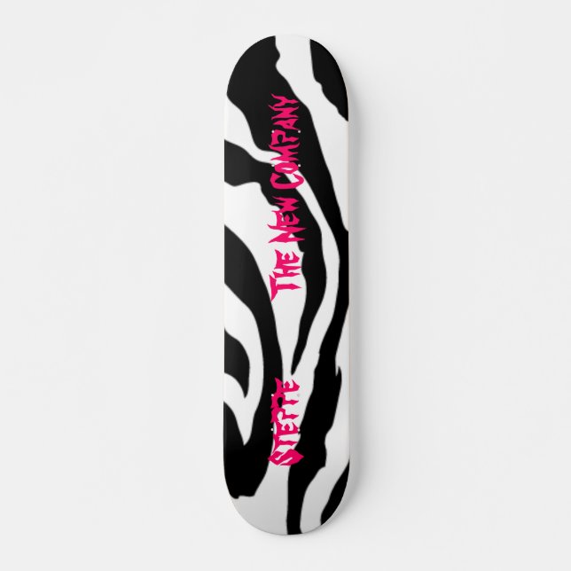 Der Zebra Skateboard (Vorne)