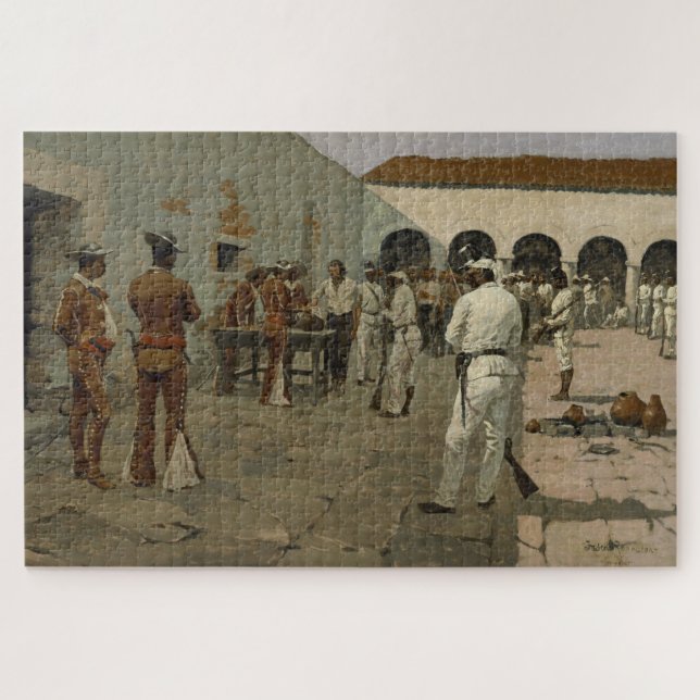 Der Zeichn des Schwarzen Beans Puzzle (Horizontal)