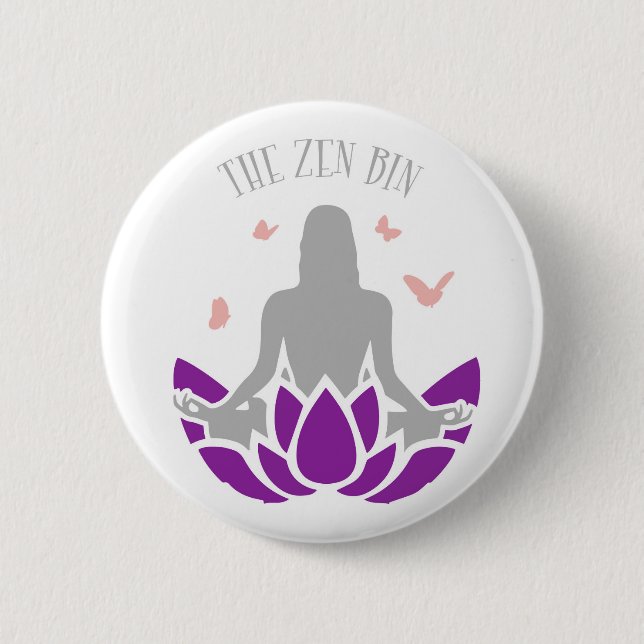 Der Zen Bin Pop Socket Button (Vorderseite)