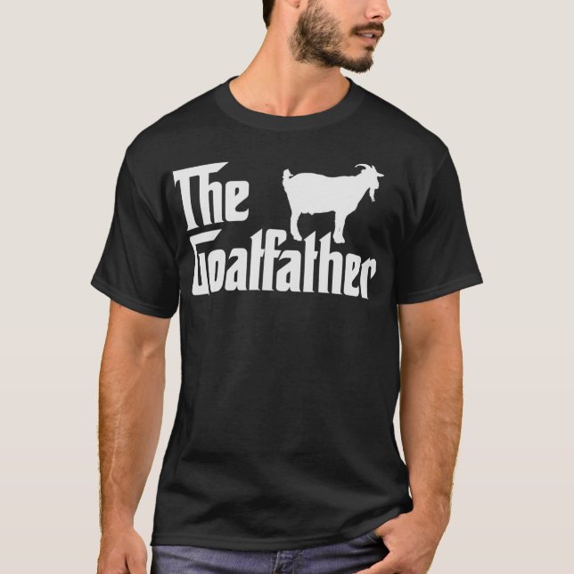 Der Ziegenvater Funny Goat Pater Nature Animal lo T-Shirt (Vorderseite)