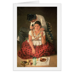 Der Zigeunerjunge und das Mädchen, (Öl auf