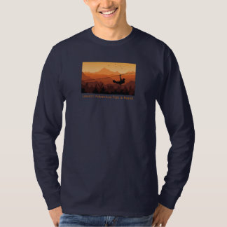 Der Zipline der Männer Strickjacke T-Shirt