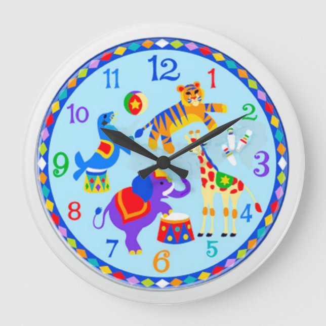Der Zirkus Große Wanduhr (Vorderseite)