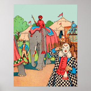 Der Zirkus kommt in die Stadt Poster