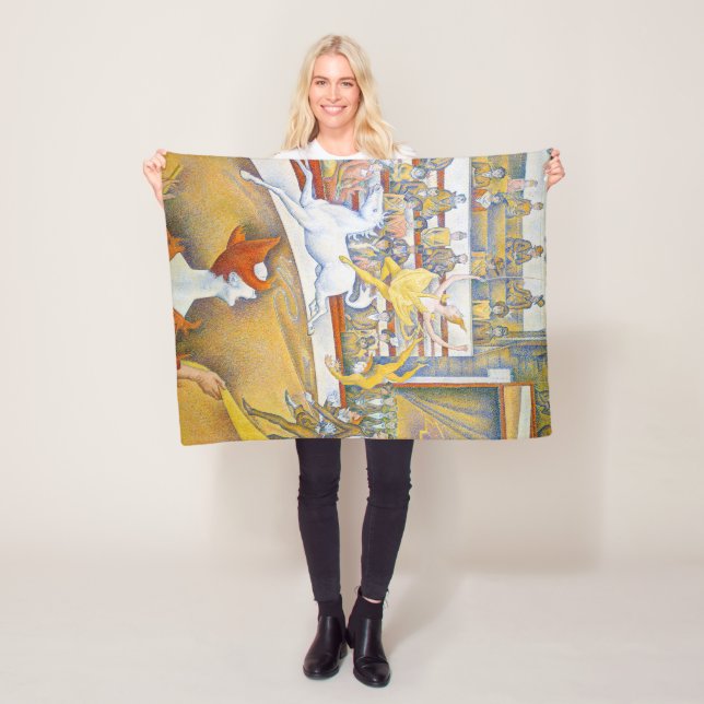 Der Zirkus, Seurat Fleecedecke (Beispiel)