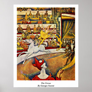 Der Zirkus von Georges Seurat Poster