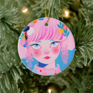 Der Zirkusclown Keramik Ornament