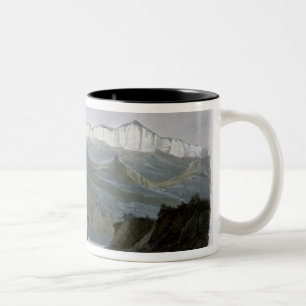 Der Zitadellen-Felsen auf dem oberen Missouri, Zweifarbige Tasse