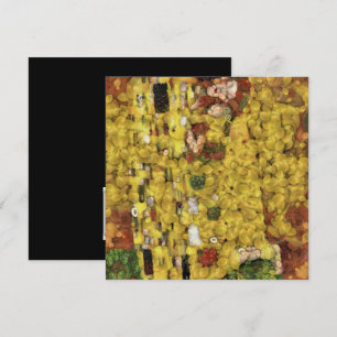 Der Zitronenkuss-Gemüse-Decoupage-Spoof-Kunst Einladung