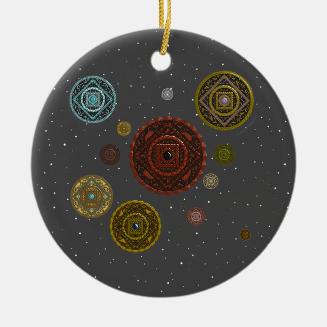 Der Zodiakornament Keramik Ornament (Vorne)